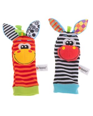 Skarpetki na nóżki grzechotka 2SZT.