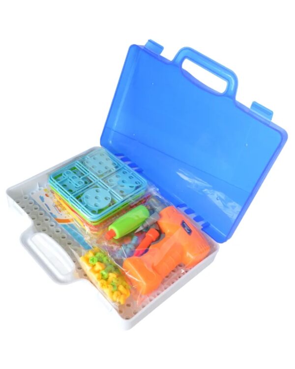 Wkrętarka wiertarka śrubki klocki konstrukcyjne 237 EL.