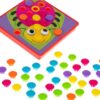 Układanka edukacyjna guzikowa mozaika Montessori