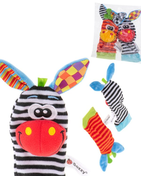 Skarpetki na nóżki grzechotka 2SZT. Skarpetki na nóżki grzechotka 2SZT.