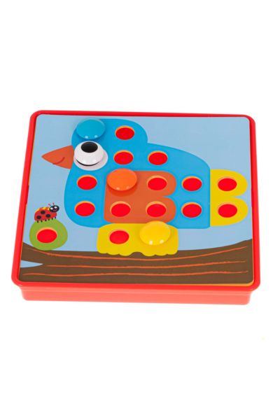 Układanka edukacyjna guzikowa mozaika Montessori