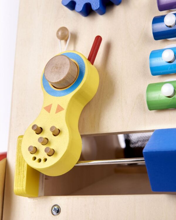 Pchacz chodzik drewniany kostka edukacyjna 6W1