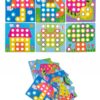 Układanka edukacyjna guzikowa mozaika Montessori