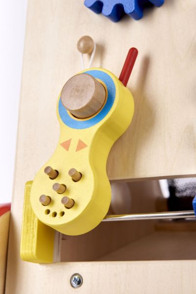 Pchacz chodzik drewniany kostka edukacyjna 6W1