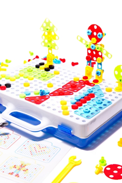 Wkrętarka wiertarka śrubki klocki konstrukcyjne 237 EL.