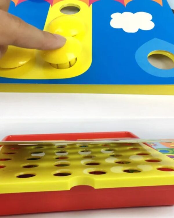 Układanka edukacyjna guzikowa mozaika Montessori