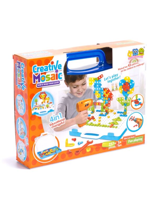 Wkrętarka wiertarka śrubki klocki konstrukcyjne 237 EL.