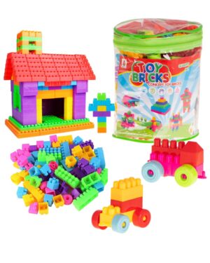 Klocki konstrukcyjne cegły edykacyjne 210 elementów