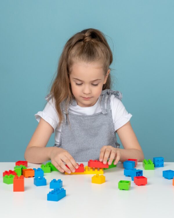 Klocki konstrukcyjne cegły edykacyjne 210 elementów