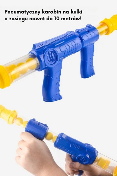 Głodna kaczka strzelanie do celu Zestaw pistolet + kulki