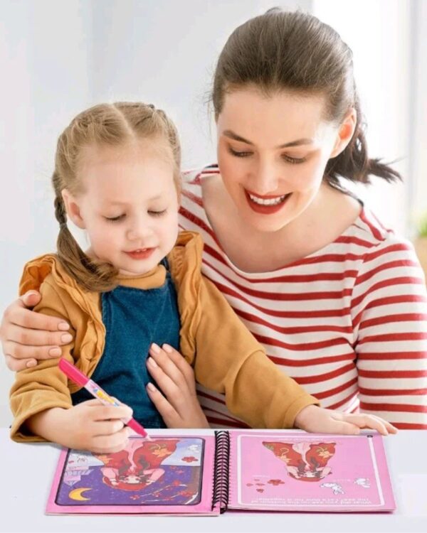 Książeczka wodna z mazakiem zwierzęta ZESTAW 3 sztuki Książeczka wodna z mazakiem zwierzęta ZESTAW 3 sztuki