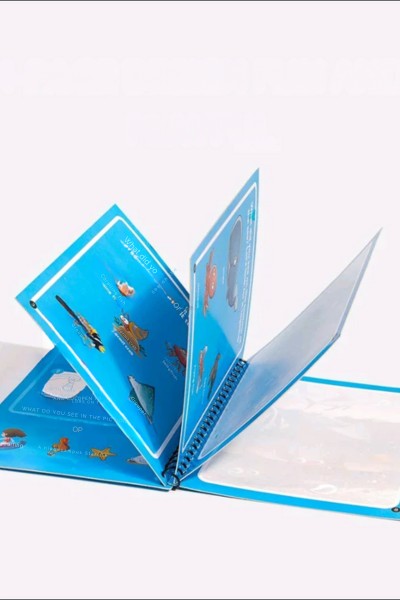 Książeczka wodna z mazakiem zwierzęta ZESTAW 3 sztuki