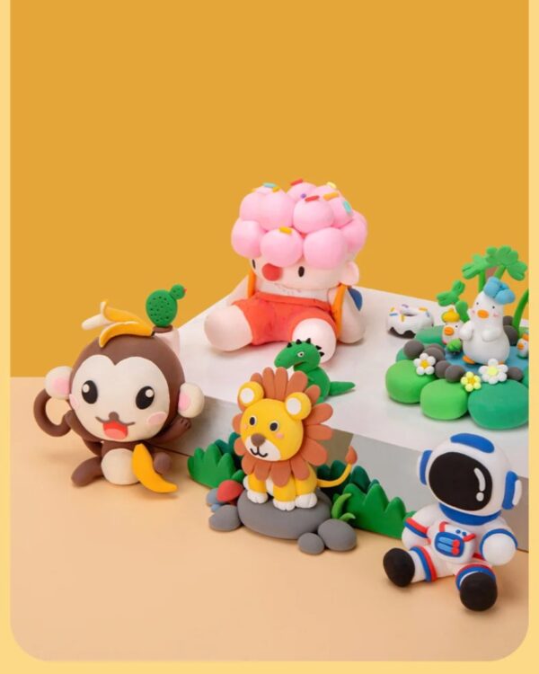 Piankolina plastelina glina 12 kolorów Piankolina plastelina glina 12 kolorów