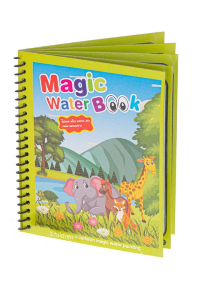 Książeczka wodna z mazakiem zwierzęta ZESTAW 3 sztuki