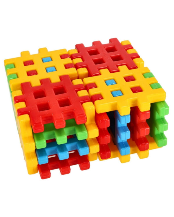 Klocki konstrukcyjne wafle 24 elementy Klocki konstrukcyjne wafle 24 elementy