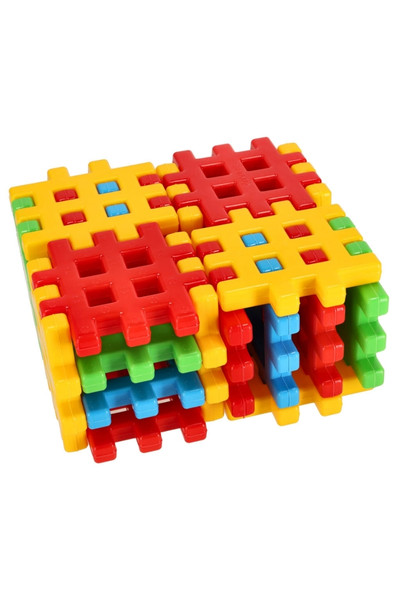 Klocki konstrukcyjne wafle 24 elementy