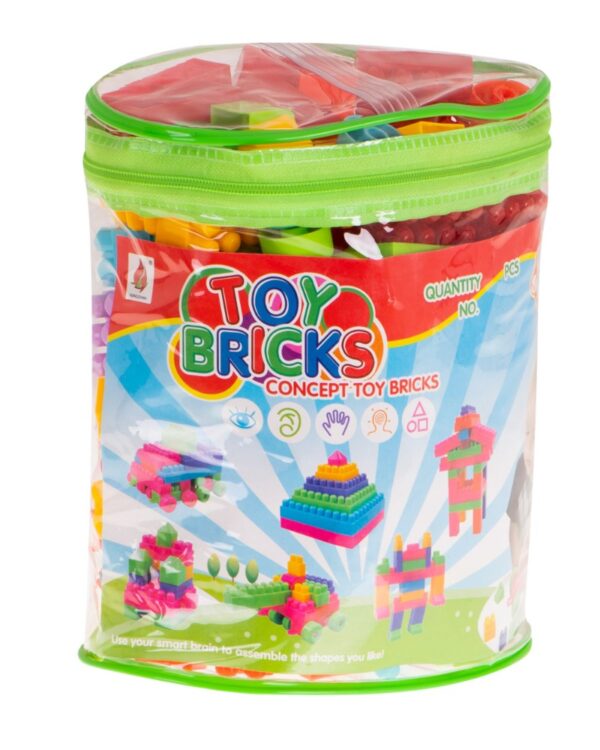 Klocki konstrukcyjne cegły edykacyjne 210 elementów