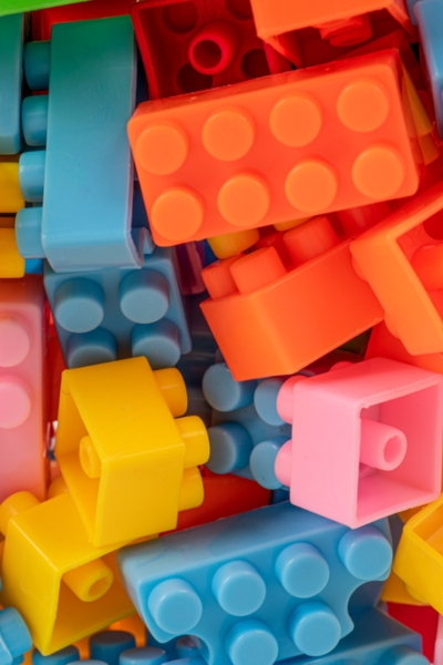 Klocki konstrukcyjne cegły edykacyjne 210 elementów