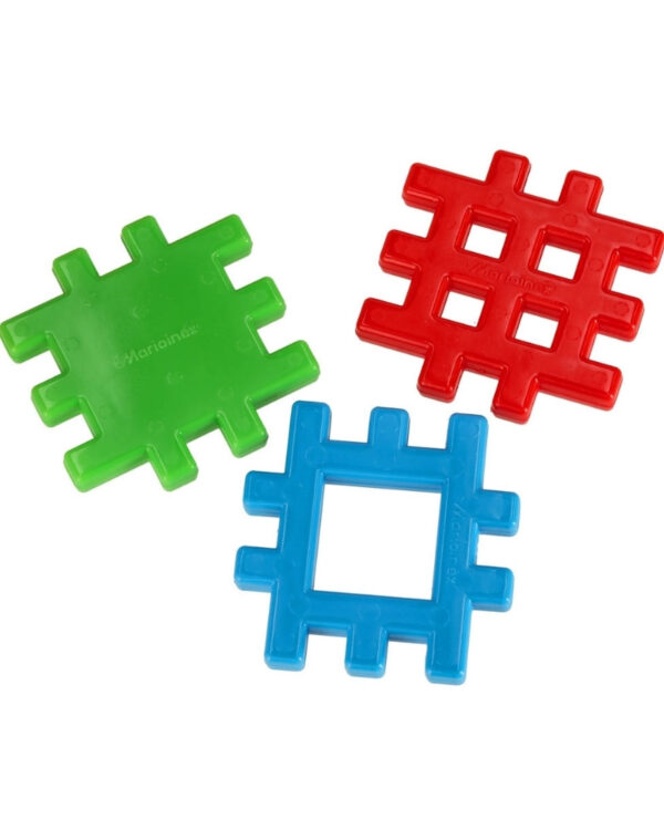 Klocki konstrukcyjne wafle 24 elementy Klocki konstrukcyjne wafle 24 elementy