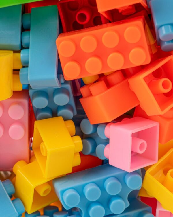 Klocki konstrukcyjne cegły edykacyjne 210 elementów