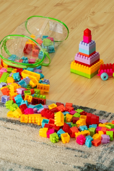 Klocki konstrukcyjne cegły edykacyjne 210 elementów