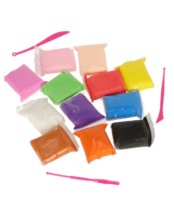 Piankolina plastelina glina 12 kolorów Piankolina plastelina glina 12 kolorów