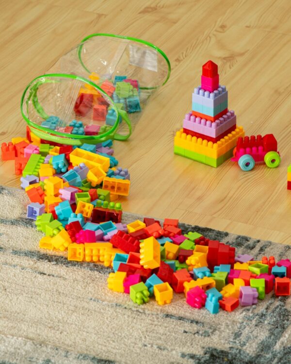 Klocki konstrukcyjne cegły edykacyjne 210 elementów