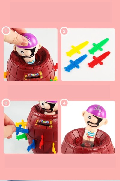 Gra zręcznościowa szalony pirat w beczce