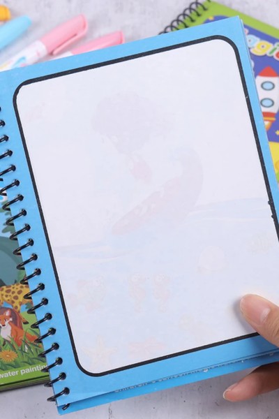 Książeczka wodna z mazakiem zwierzęta ZESTAW 3 sztuki