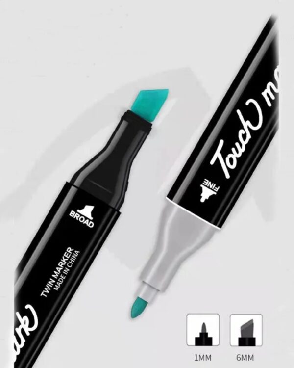 Markery dwustronne alkoholowe 80 sztuk + Etui Markery dwustronne alkoholowe 80 sztuk + Etui