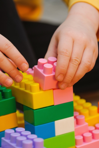 Klocki konstrukcyjne cegły edykacyjne 210 elementów