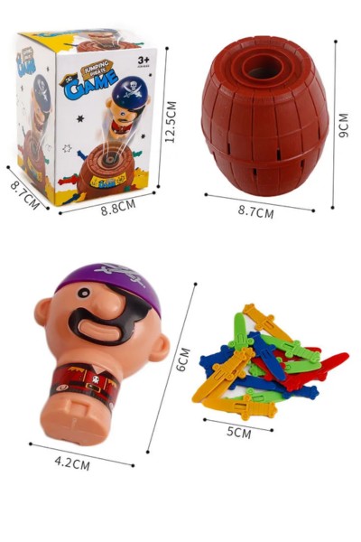 Gra zręcznościowa szalony pirat w beczce