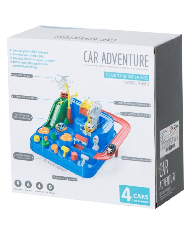 Tor przeszkód interaktywny parking garaż + 5 pojazdów Tor przeszkód interaktywny parking garaż + 5 pojazdów