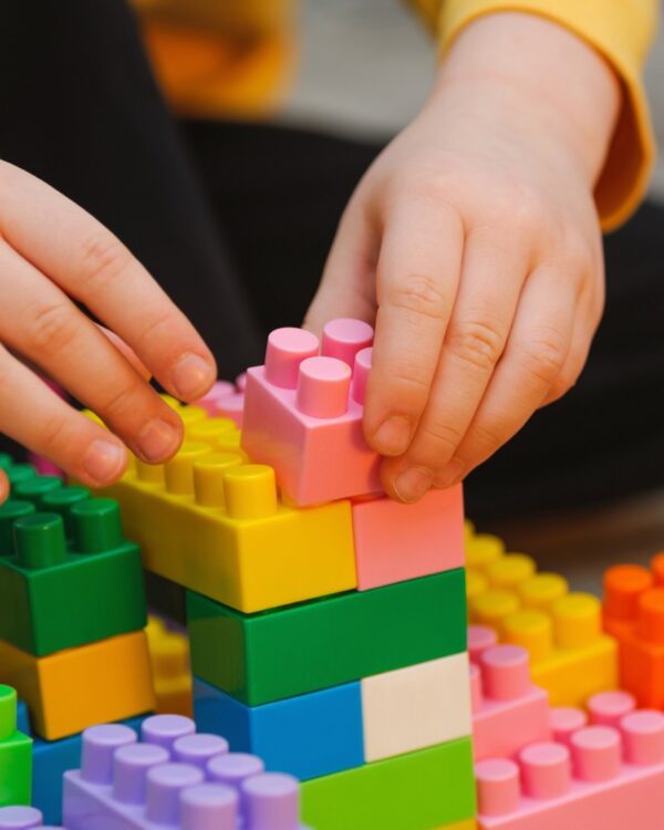 Klocki konstrukcyjne cegły edykacyjne 210 elementów