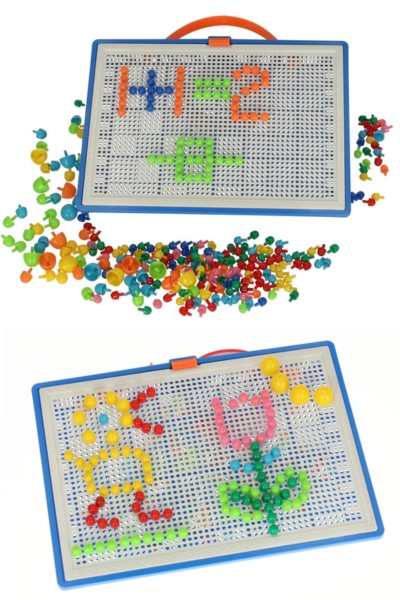 Puzzle pinezki układanka obrazkowa 296 sztuk