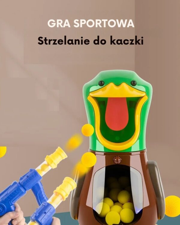 Głodna kaczka strzelanie do celu Zestaw pistolet + kulki Głodna kaczka strzelanie do celu Zestaw pistolet + kulki