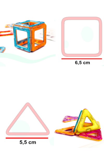 Klocki Magnetic Blocks wymiary