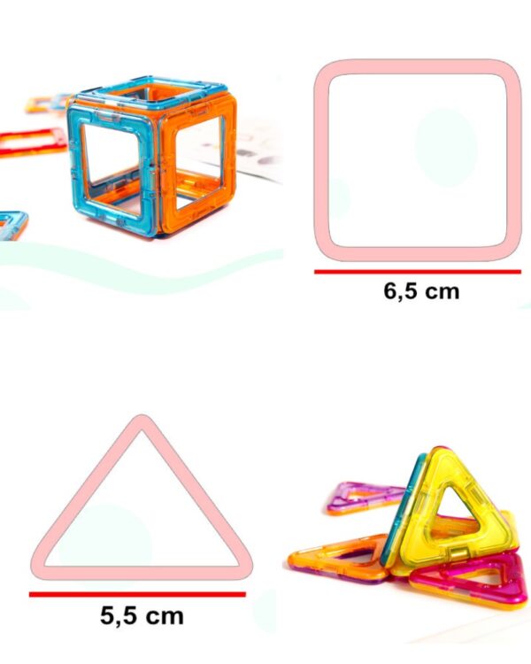 Klocki Magnetic Blocks wymiary