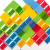 Układanka TETRIS balansujące klocki gra logiczna zbliżenie