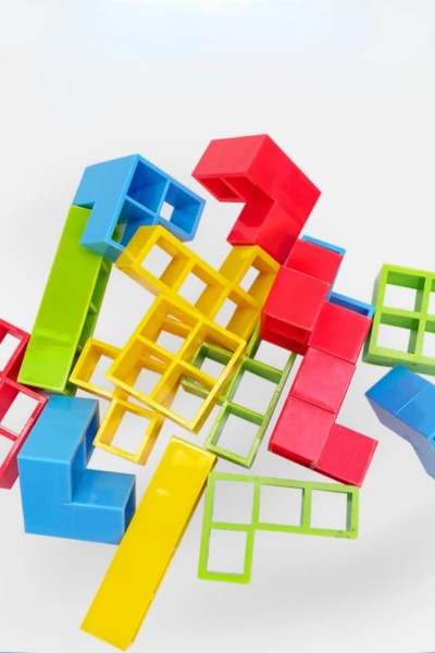 Układanka TETRIS balansujące klocki gra logiczna elementy