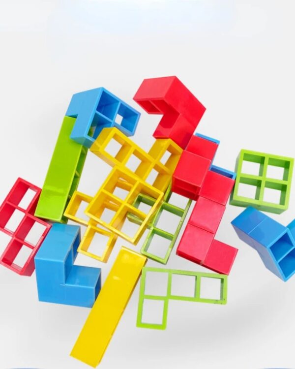 Układanka TETRIS balansujące klocki gra logiczna elementy