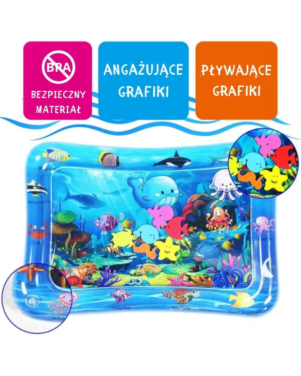 Mata wodna sensoryczna Magic Water Mat 70x50