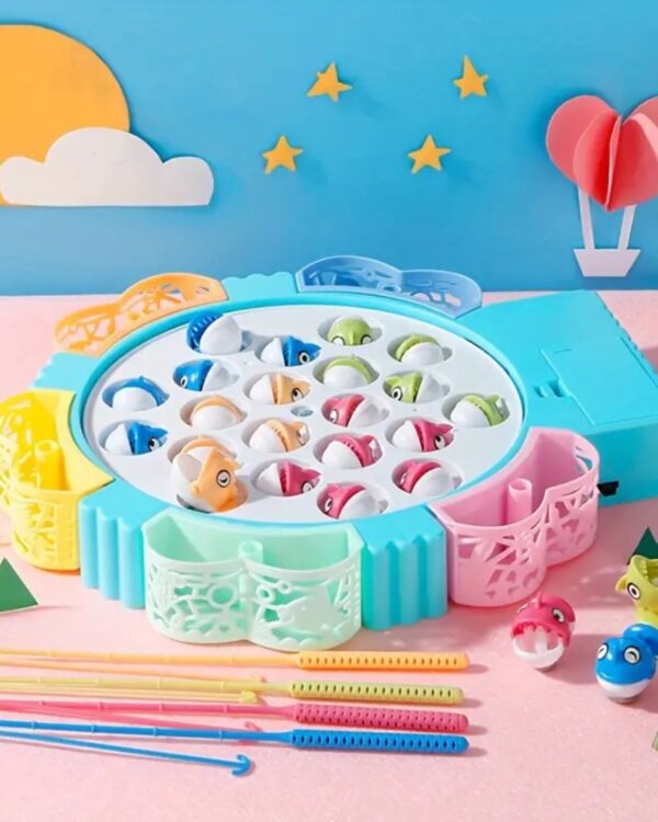 Gra zręcznościowa rodzinna łowienie rybek 45 rybek + 4 wędki