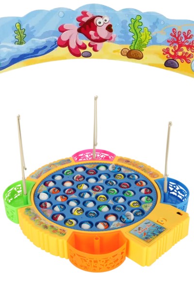 Gra zręcznościowa rodzinna łowienie rybek 45 rybek + 4 wędki