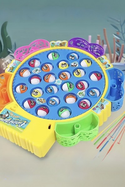 Gra zręcznościowa rodzinna łowienie rybek 45 rybek + 4 wędki