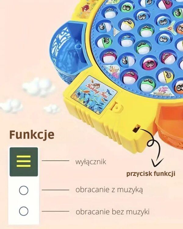 Gra zręcznościowa rodzinna łowienie rybek 45 rybek + 4 wędki